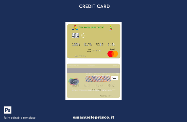 modello mastercard Myanmar Innwa Bank Limited in stile verificato
